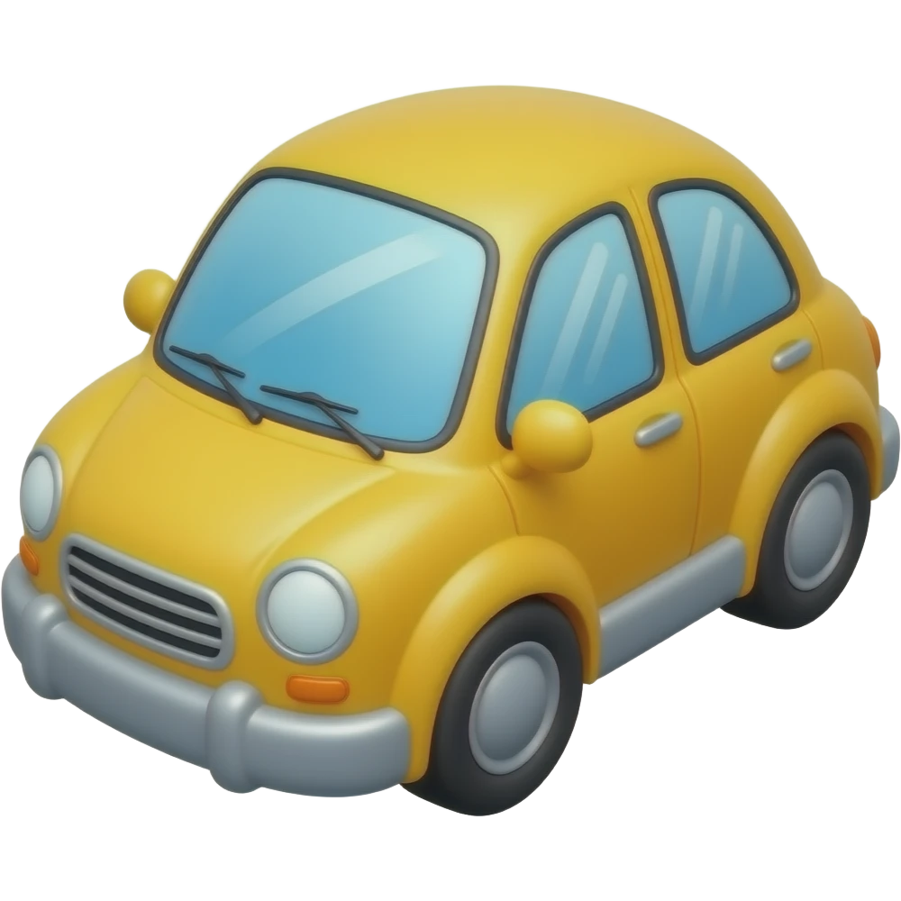 Inflatable car emoji