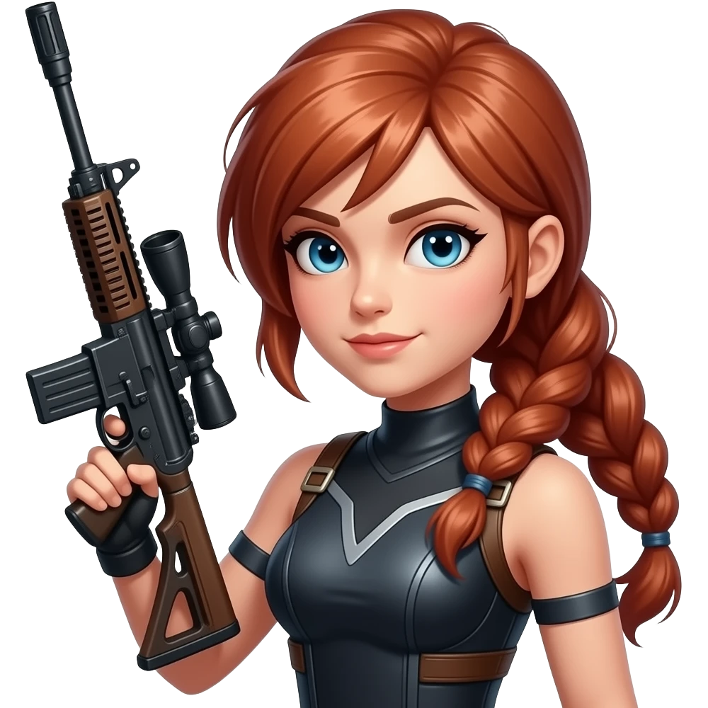 Caitlyn league  of legends  sniper gun emoji