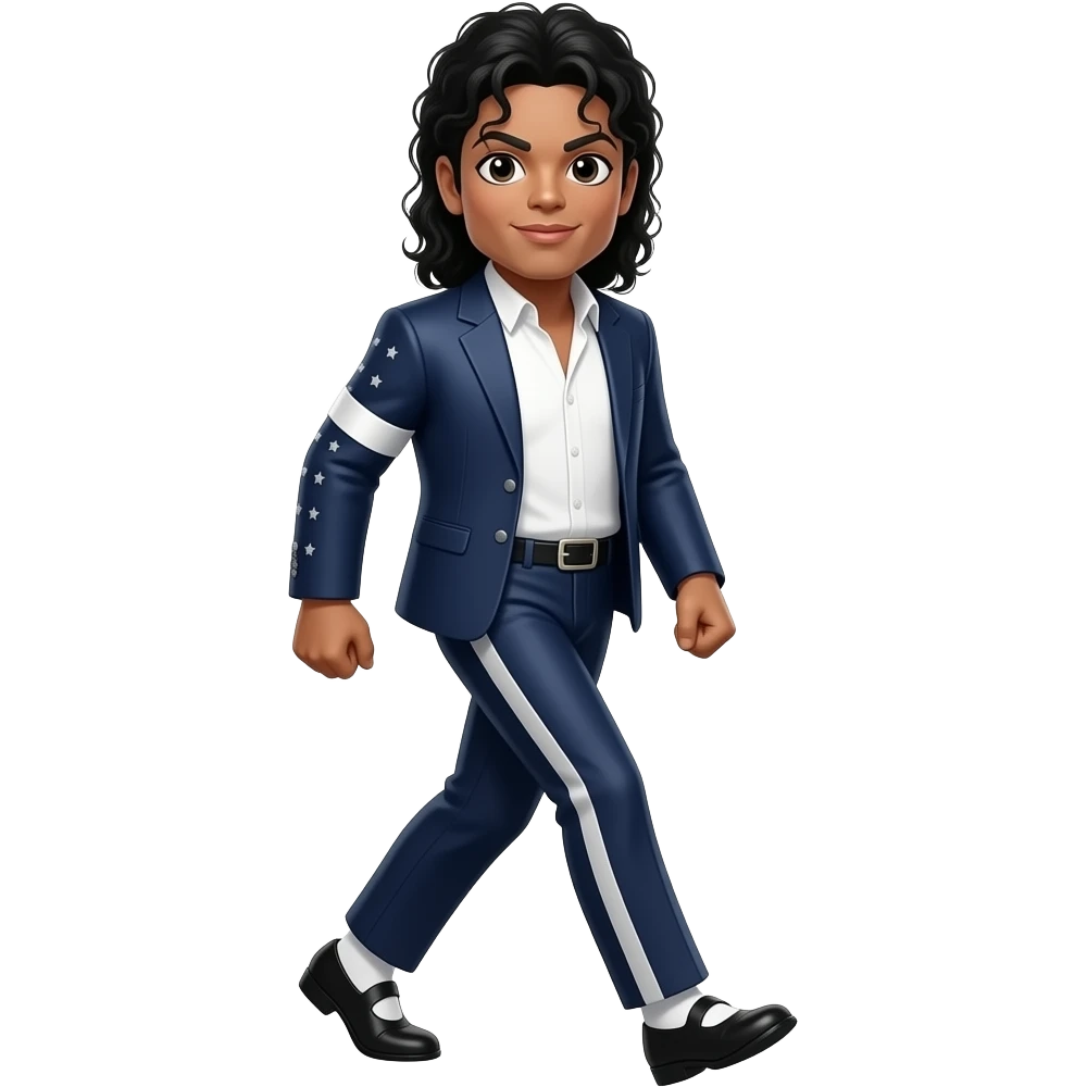 Make Michael Jackson moonwalk emoji