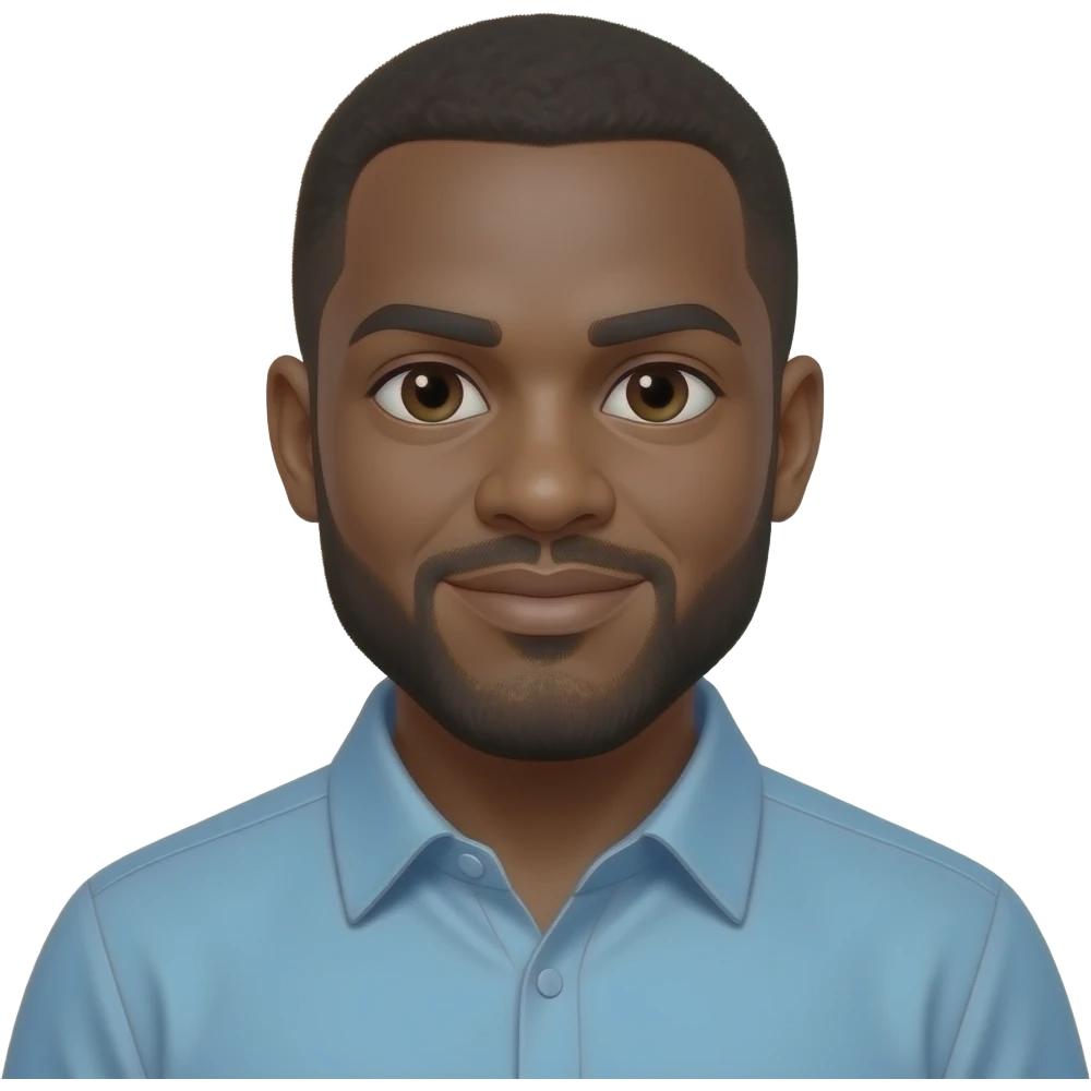 Mean huge black man emoji
