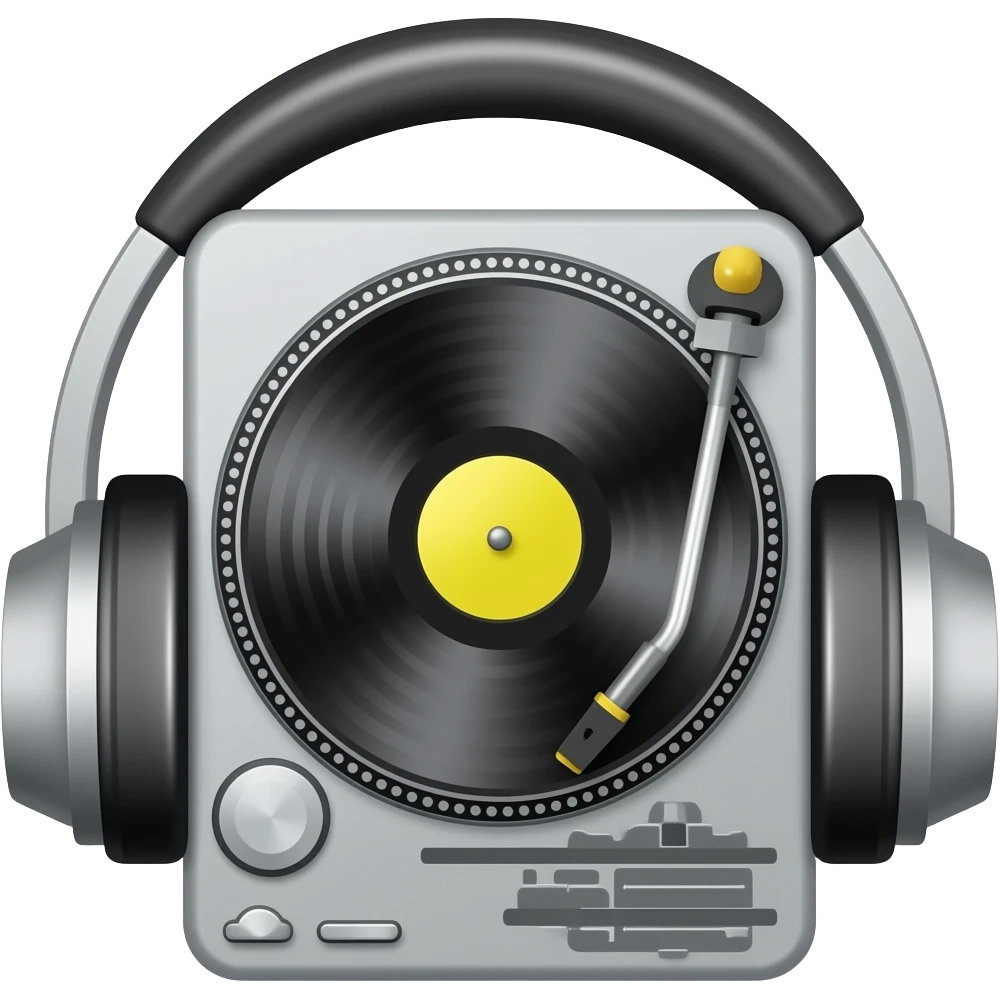 A DJ SET EMOJI emoji