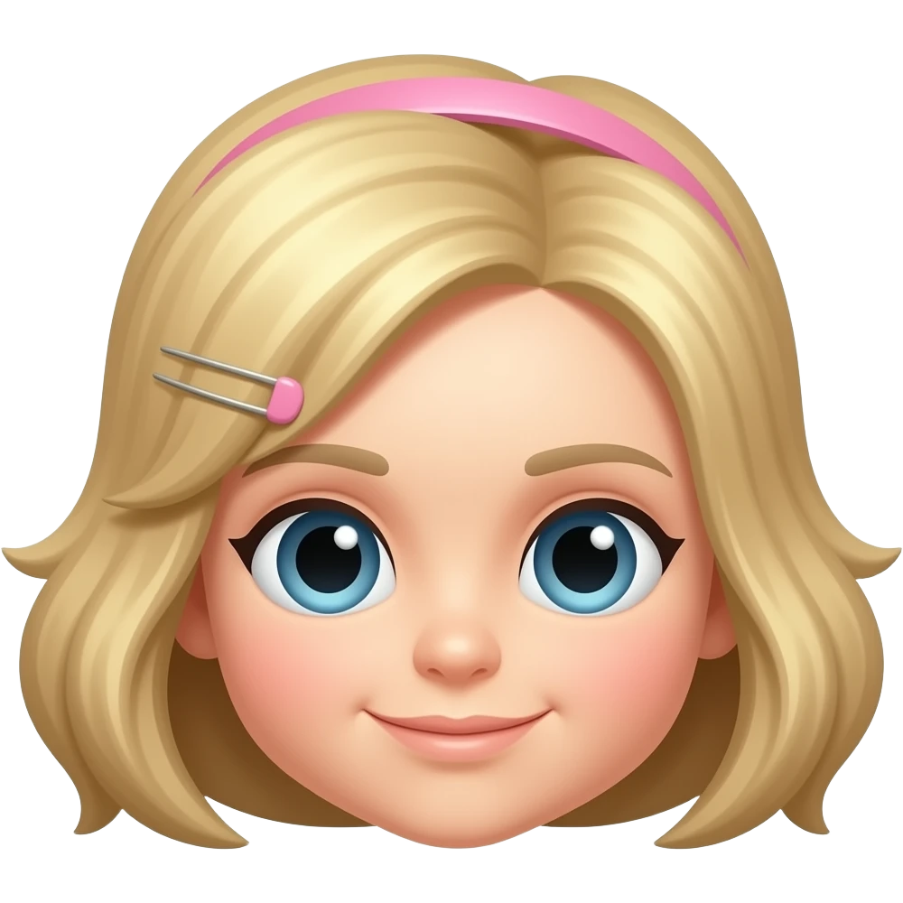 Prendedor de cabelo emoji