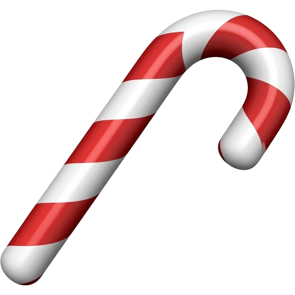 candy cane emoji