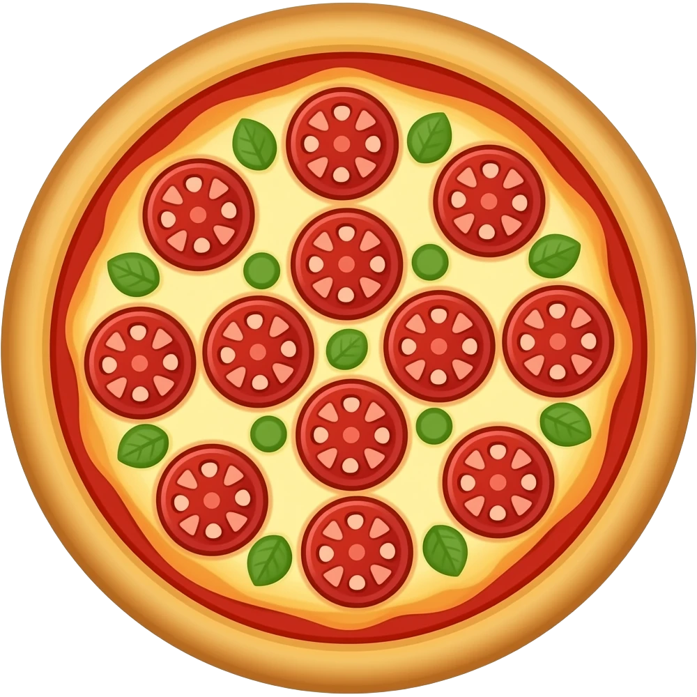 pizza tonda emoji