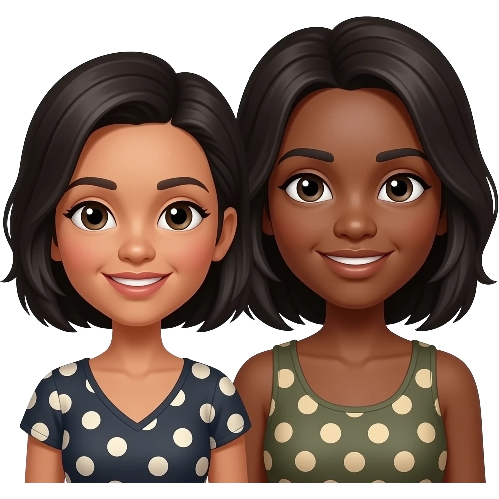 make them two black couples emoji