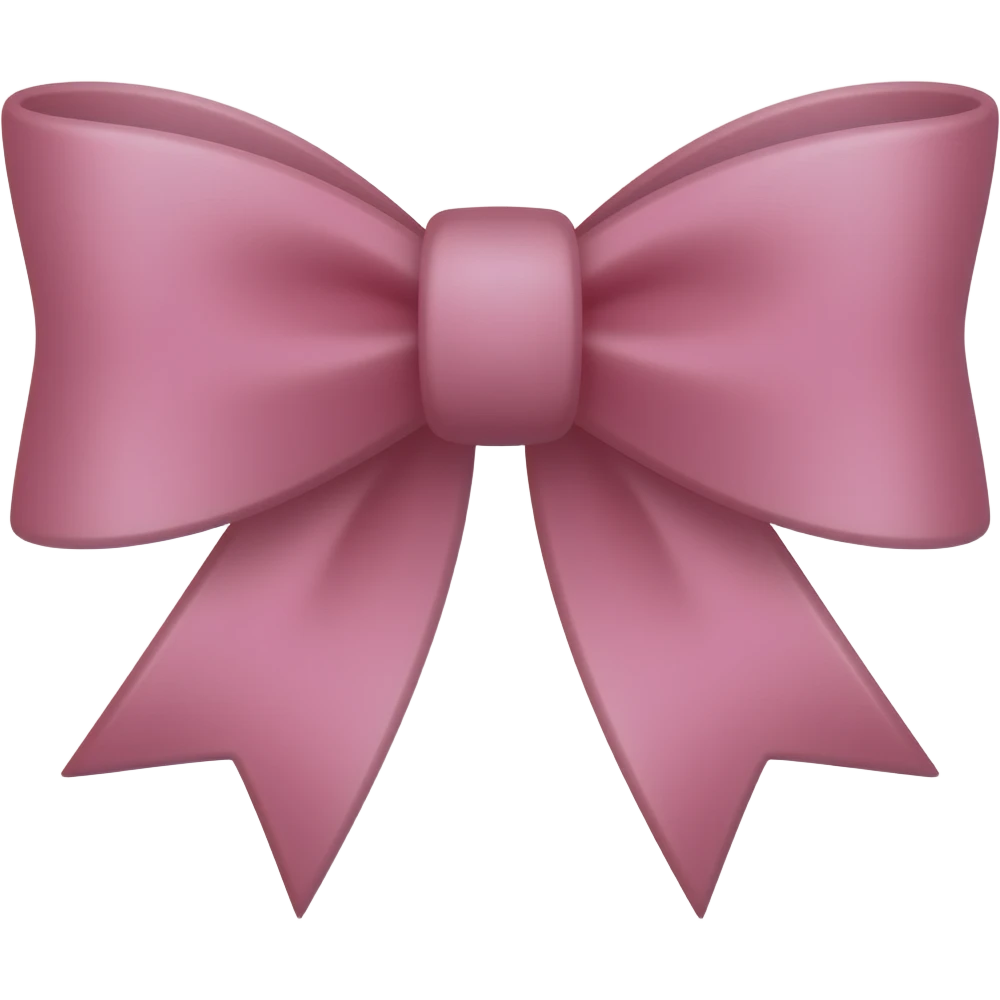 Lazo rosa emoji