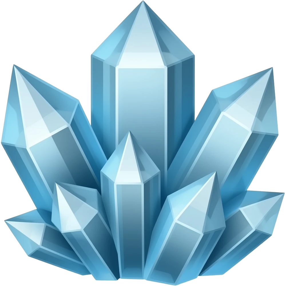 Indium Crystal raw emoji