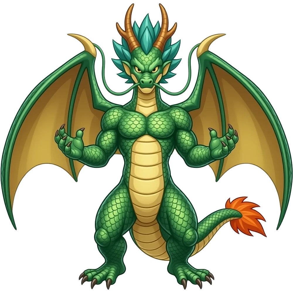Create an emoji of super shenron emoji