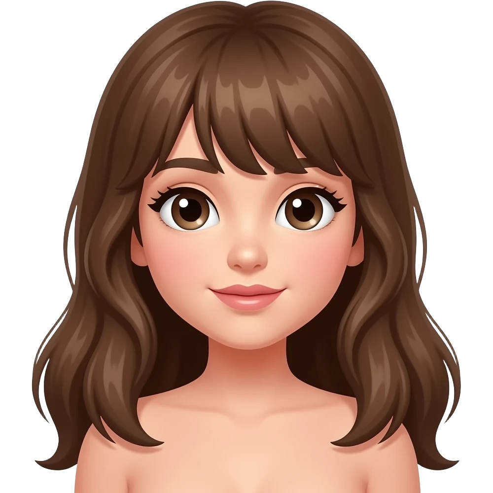 Sexy naked girl emoji