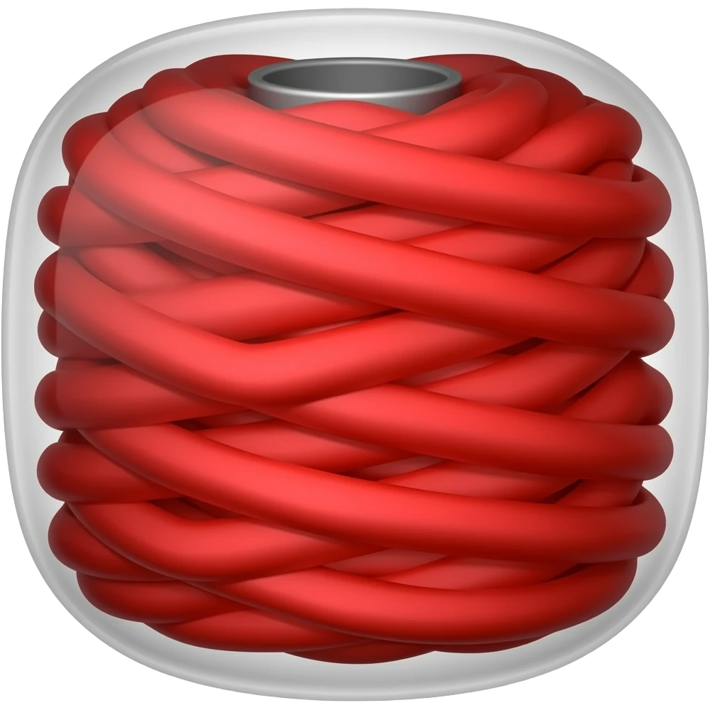 Red string emoji