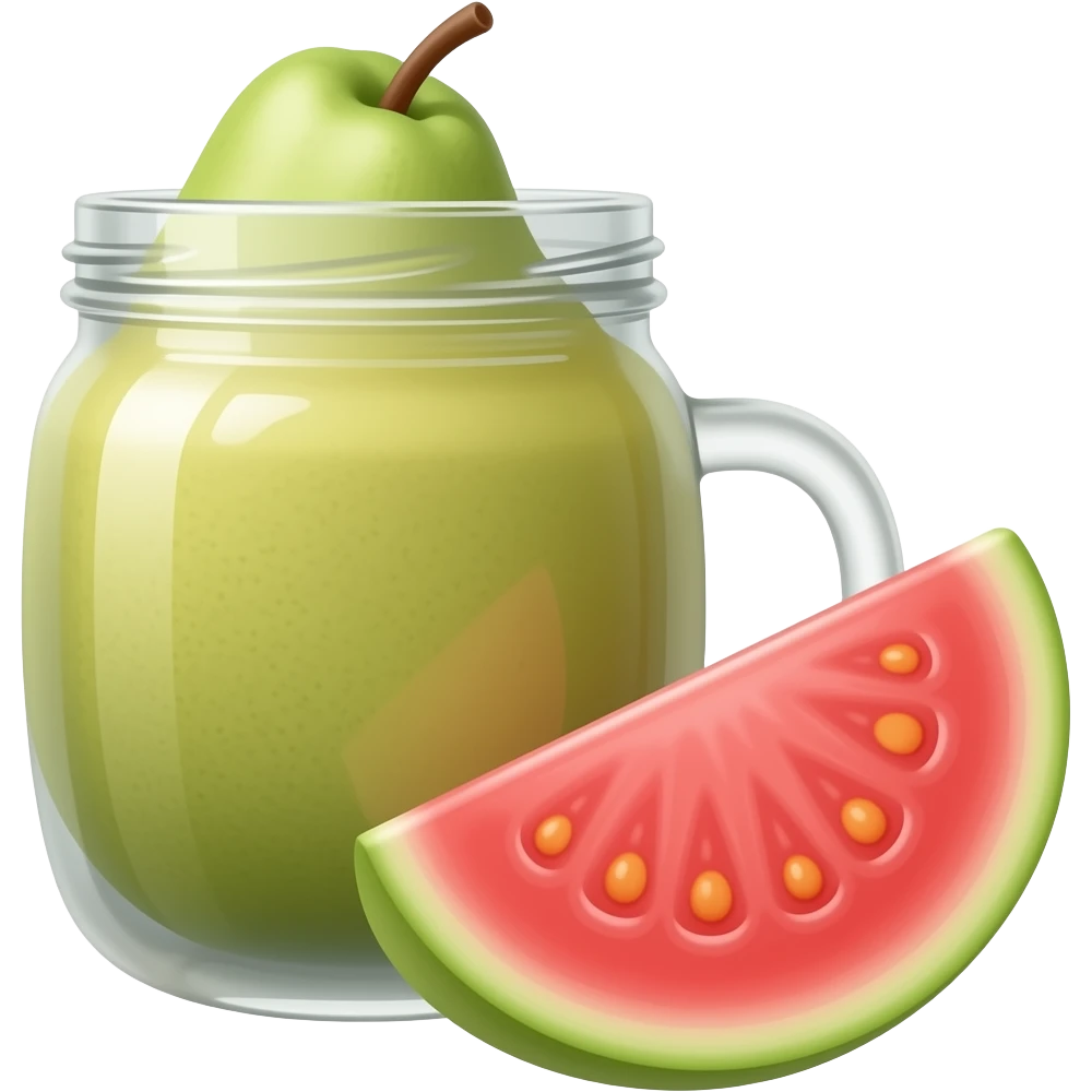 Guava juice emoji