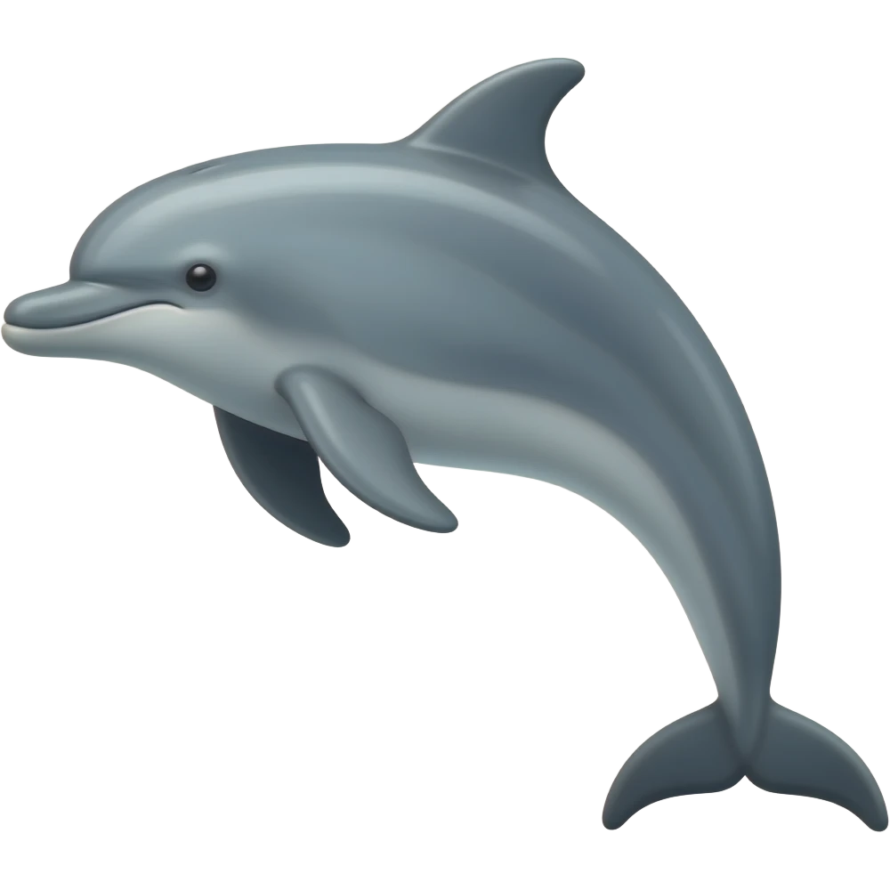 Old dolphin emoji