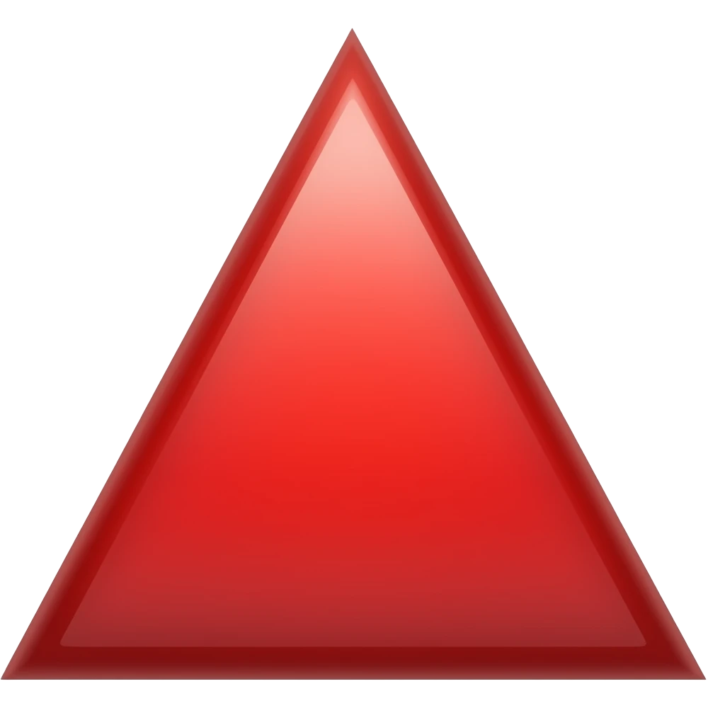 triangular red flag emoji
