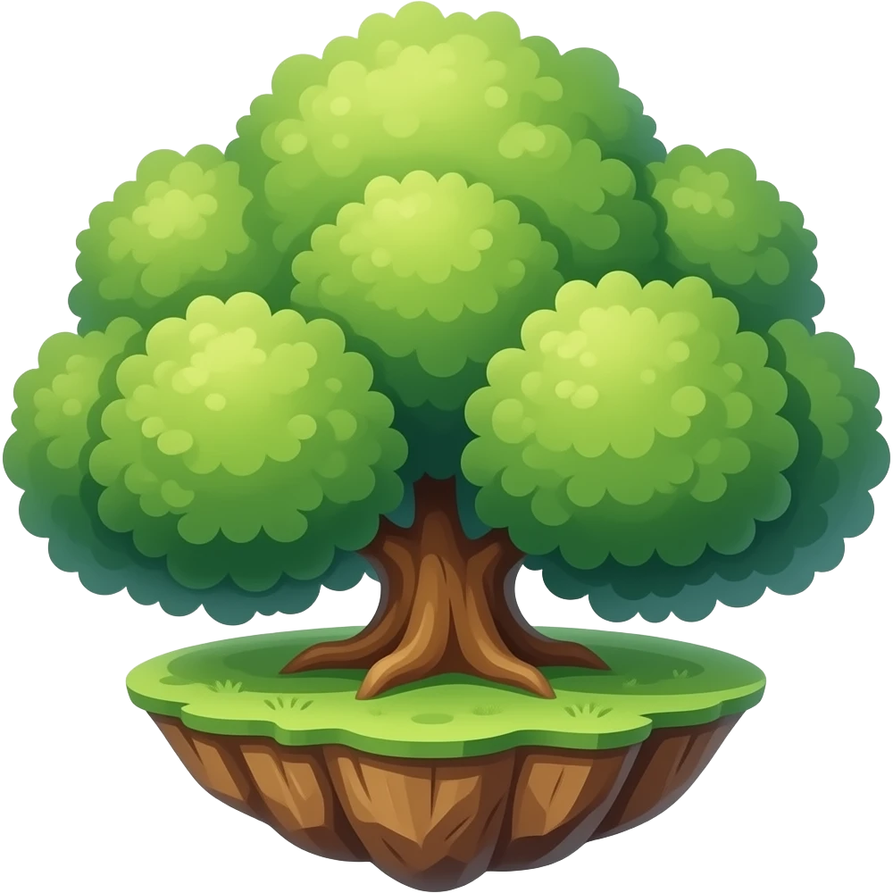 Floating Tree emoji