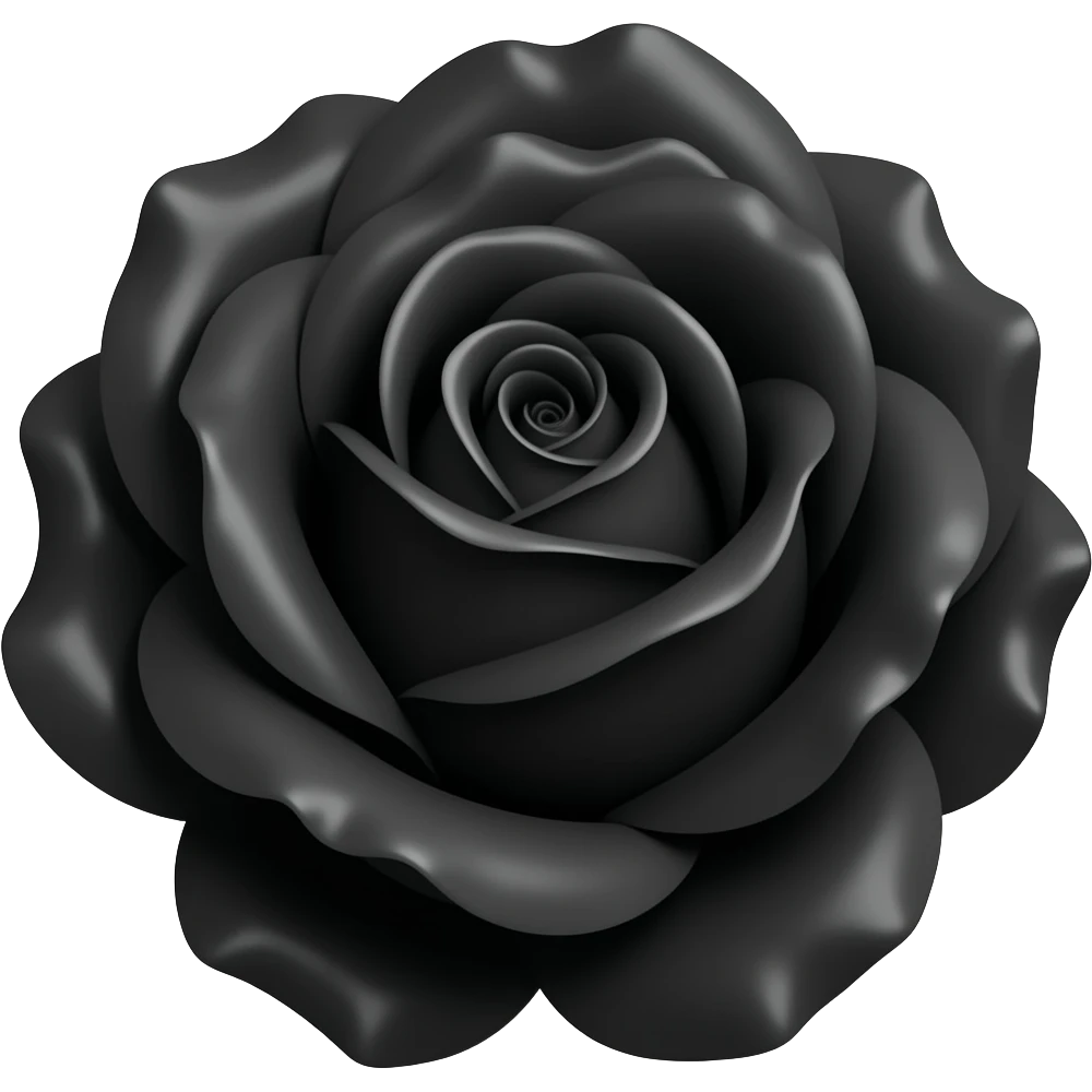 Black rose emoji emoji