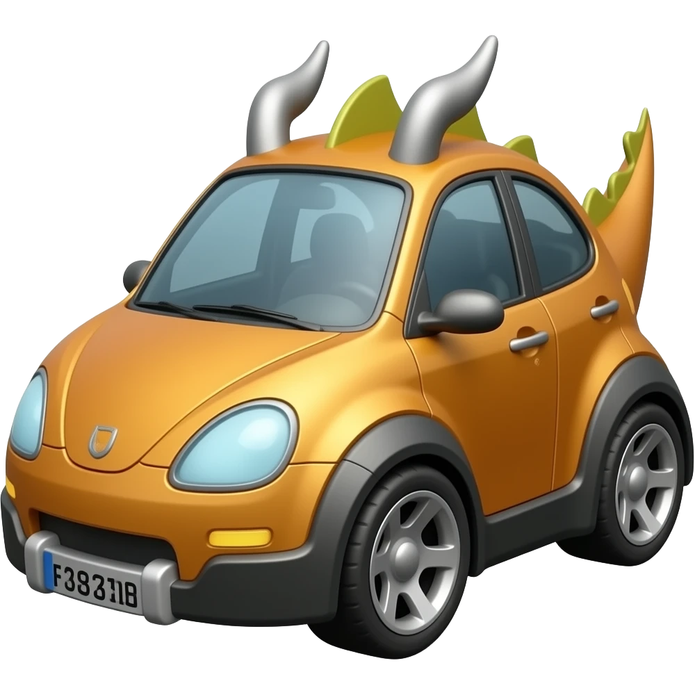 dragon robot car emoji