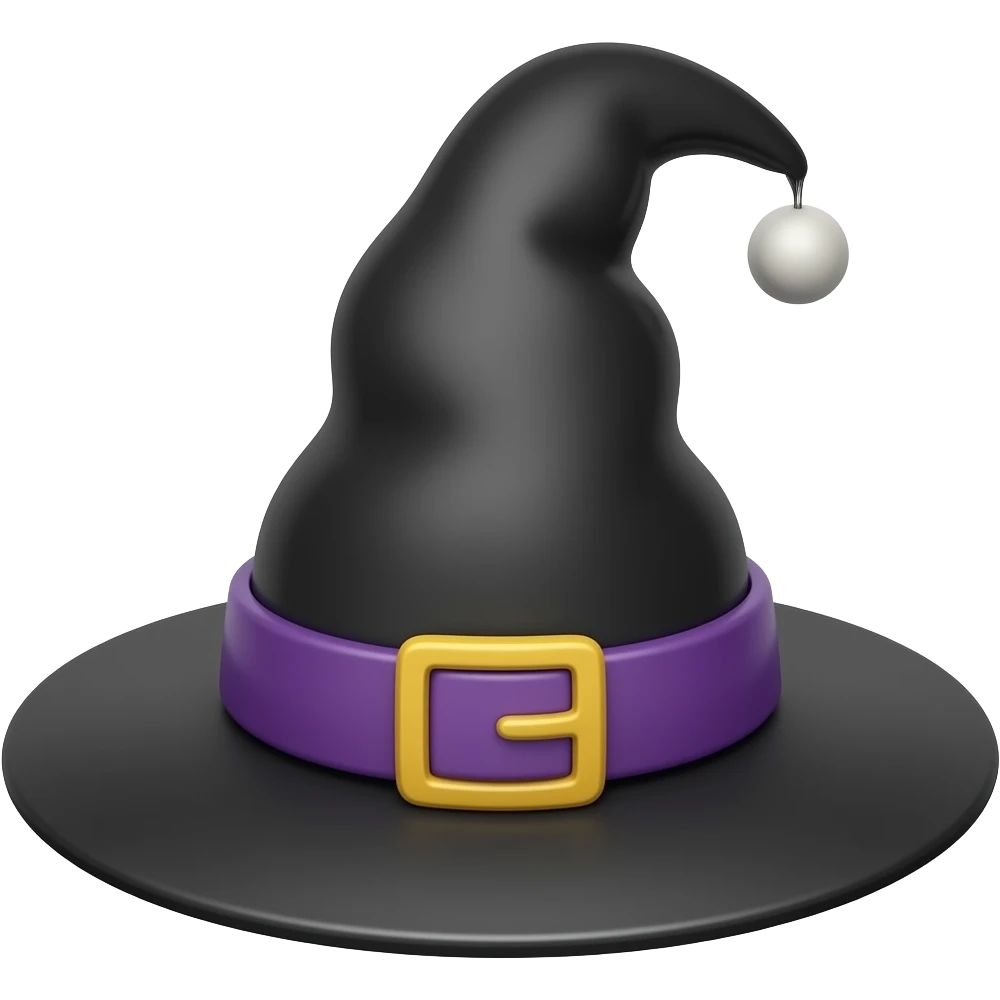 wtich's hat emoji