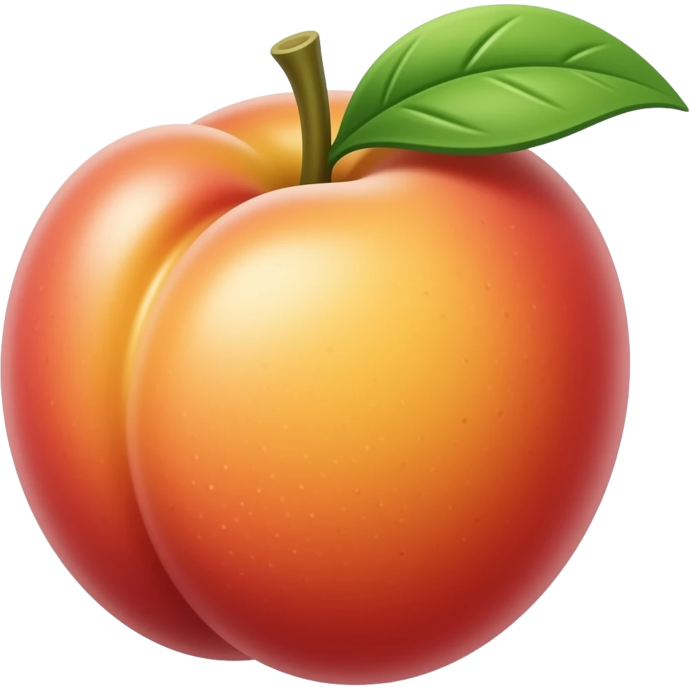Peach emoji