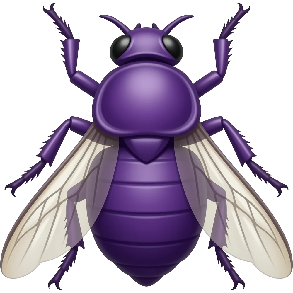 A purple female xyster emoji