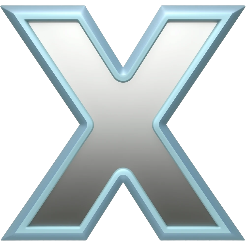 X emoji