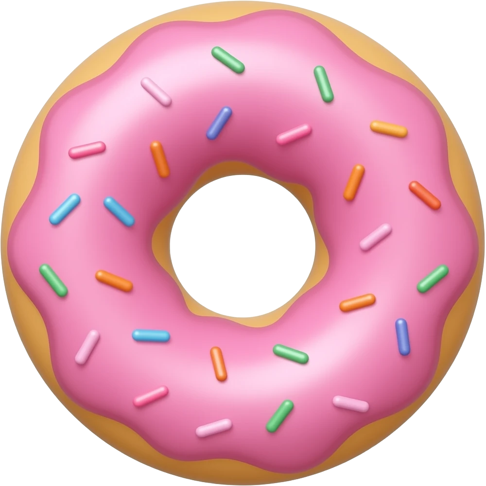 a donut emoji