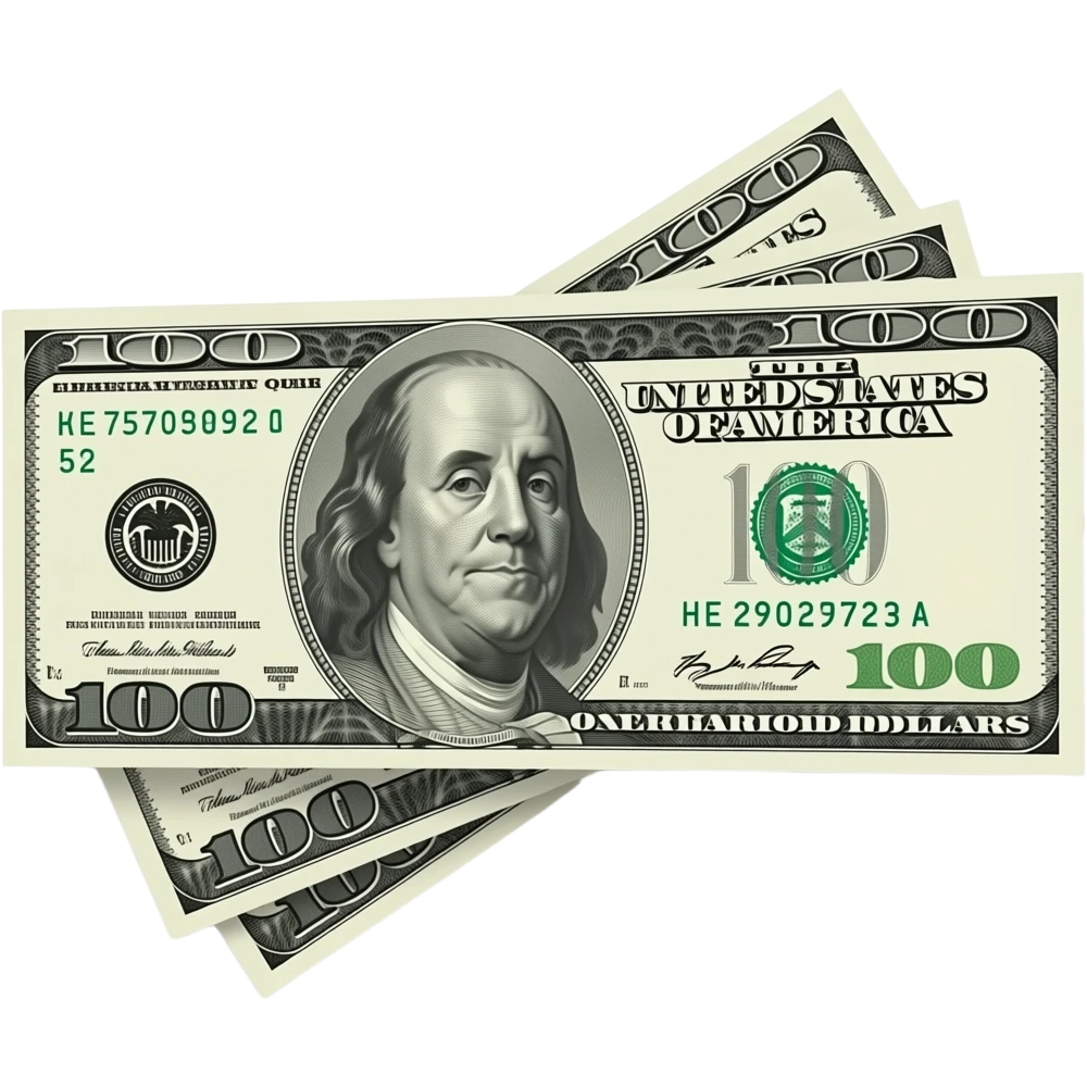 100$ emoji