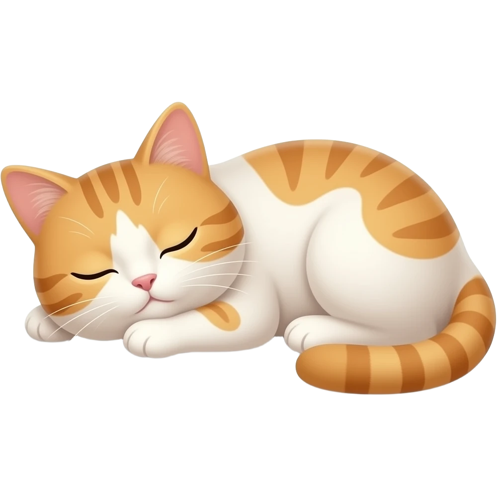 قطه نايمه emoji