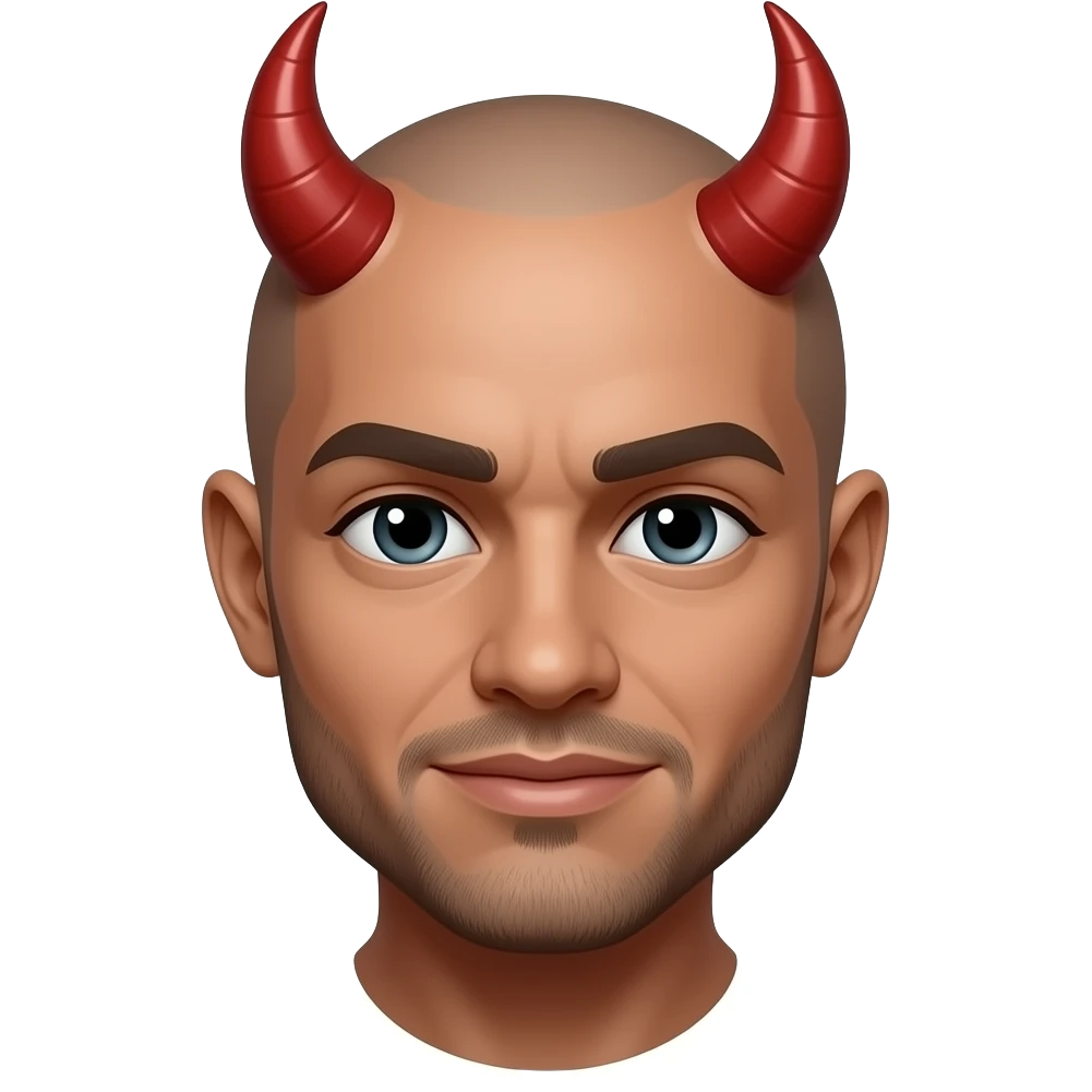 devil bald emoji