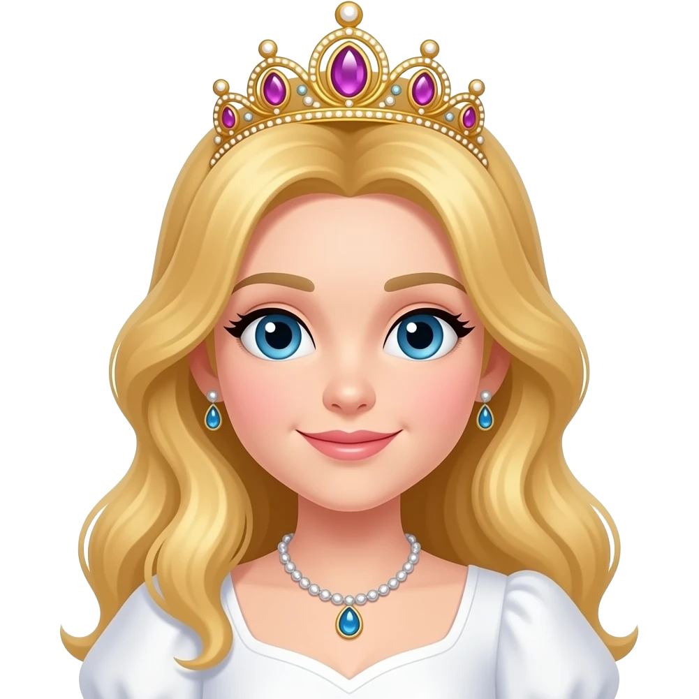 Princess with tiara emoji