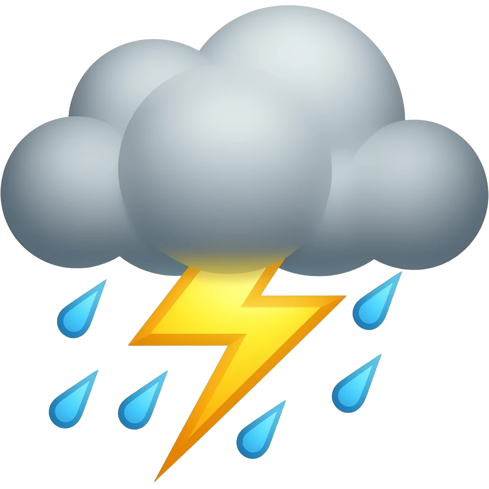thunder emoji