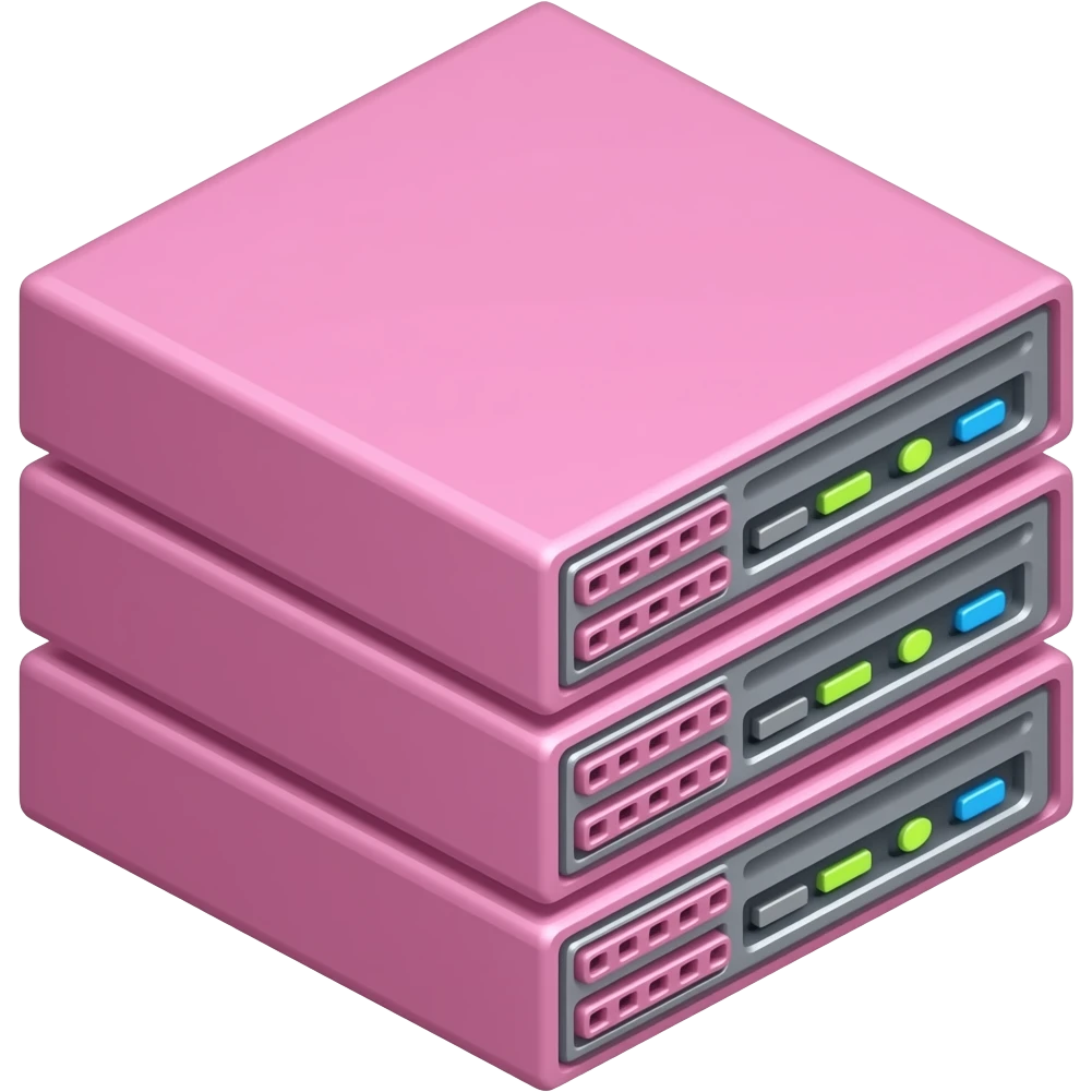 Pink Database emoji