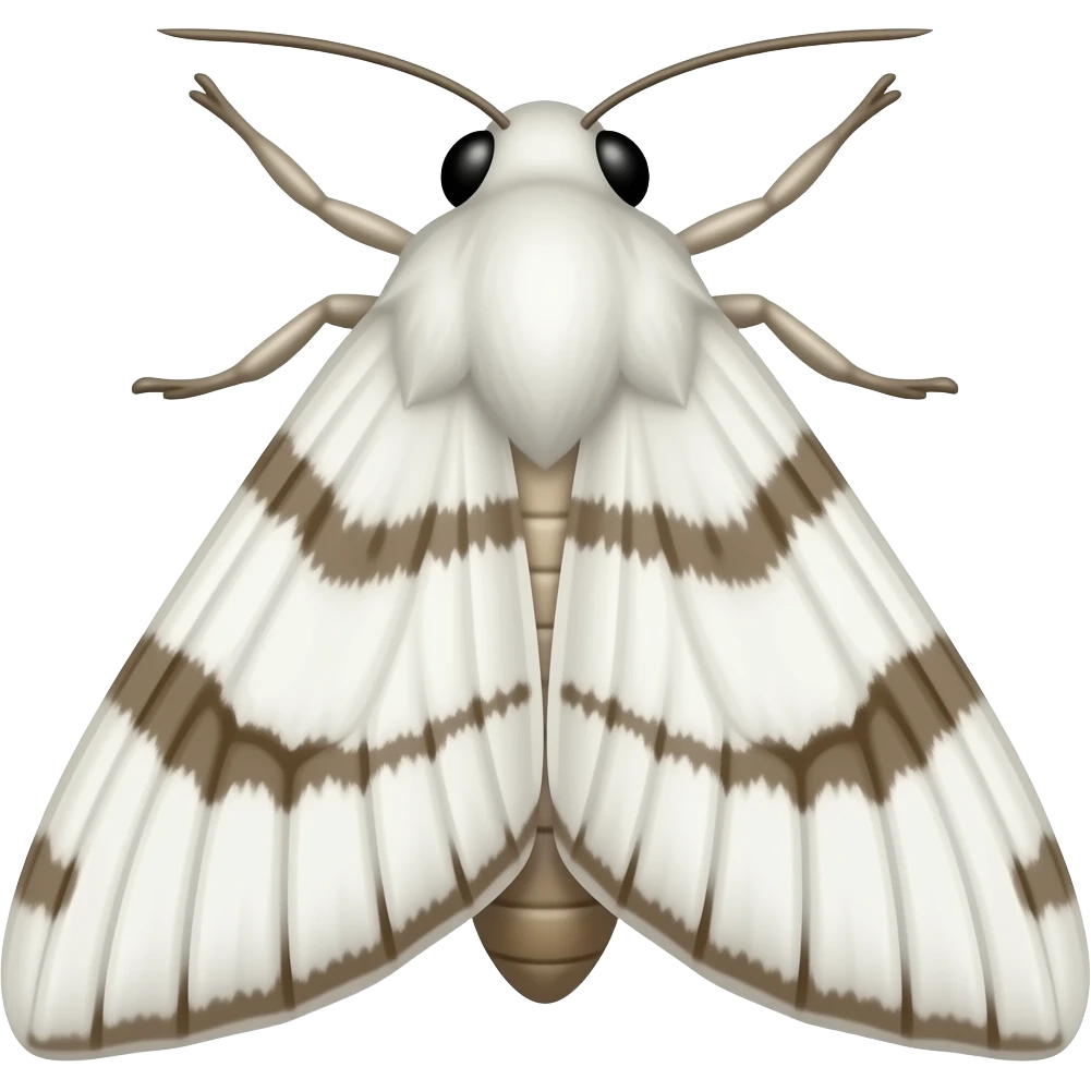White moth emoji
