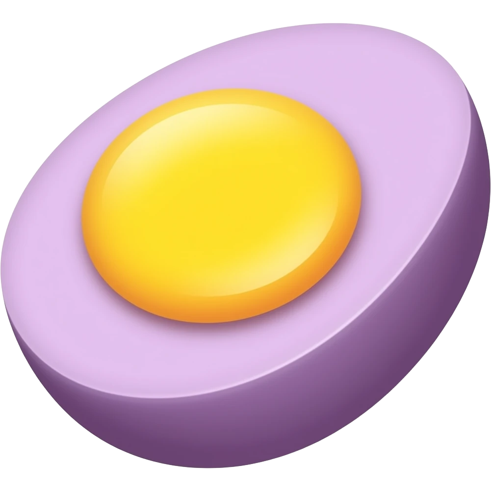 Purple deviled eggs with that egg paste in the middle I want the egg so purple, but I want the yolk in the middle yellow emoji