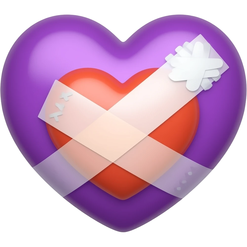 💜🧡❤️‍🩹 emoji