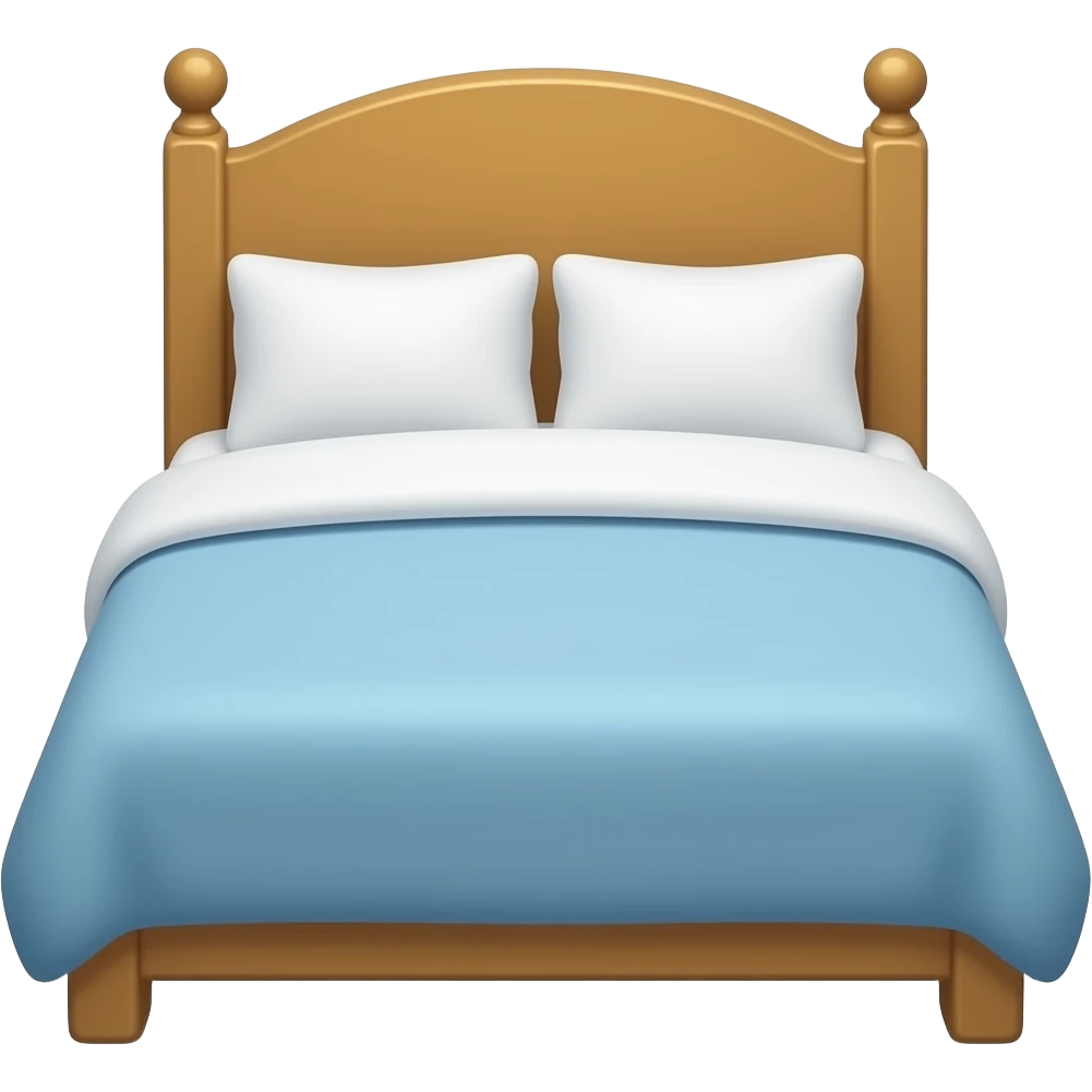 comfortable bed emoji