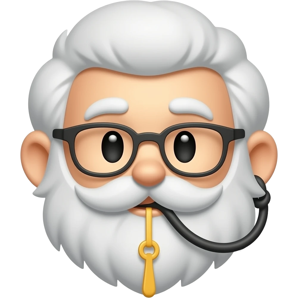Professor's leash emoji