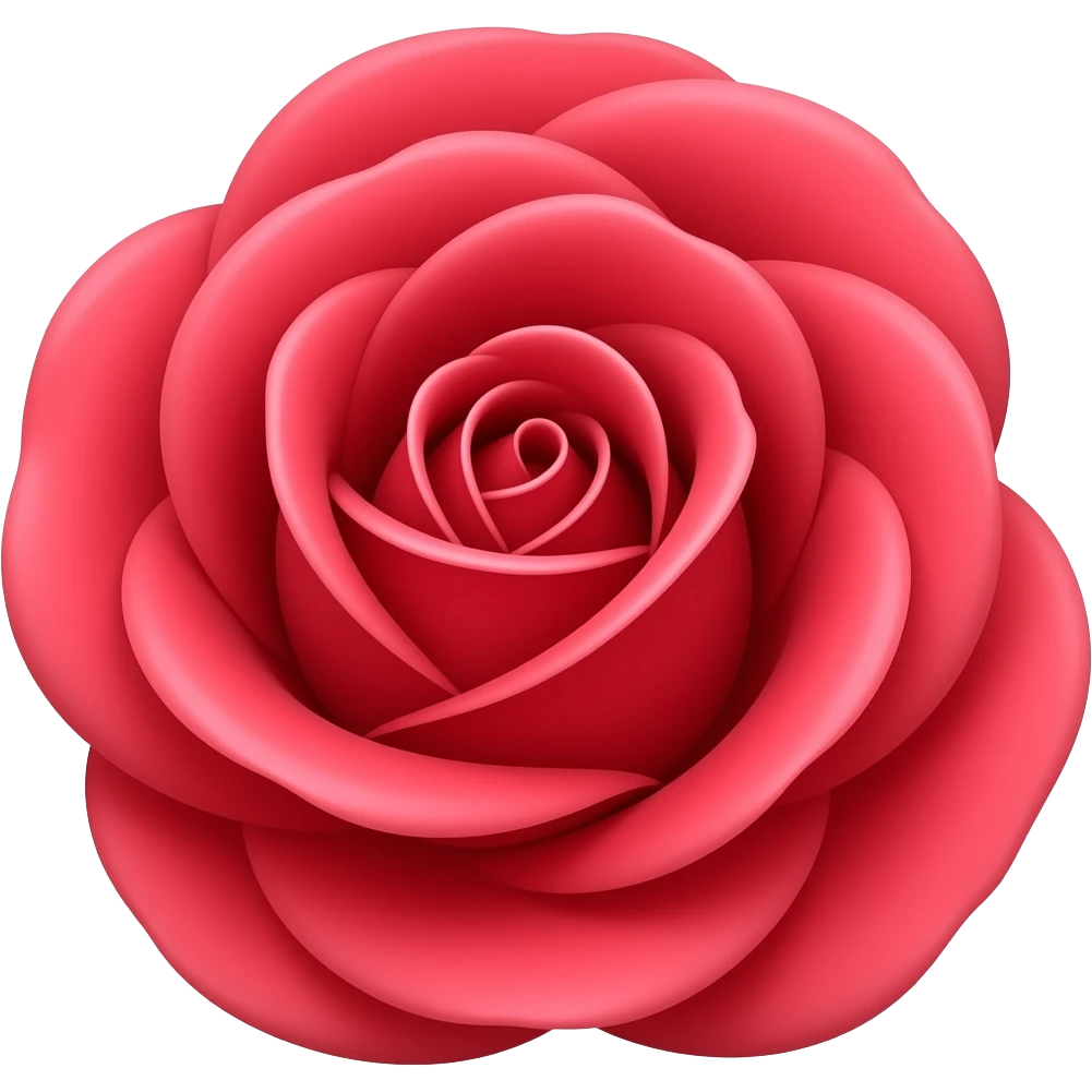 vintage Red rose illustration emoji
