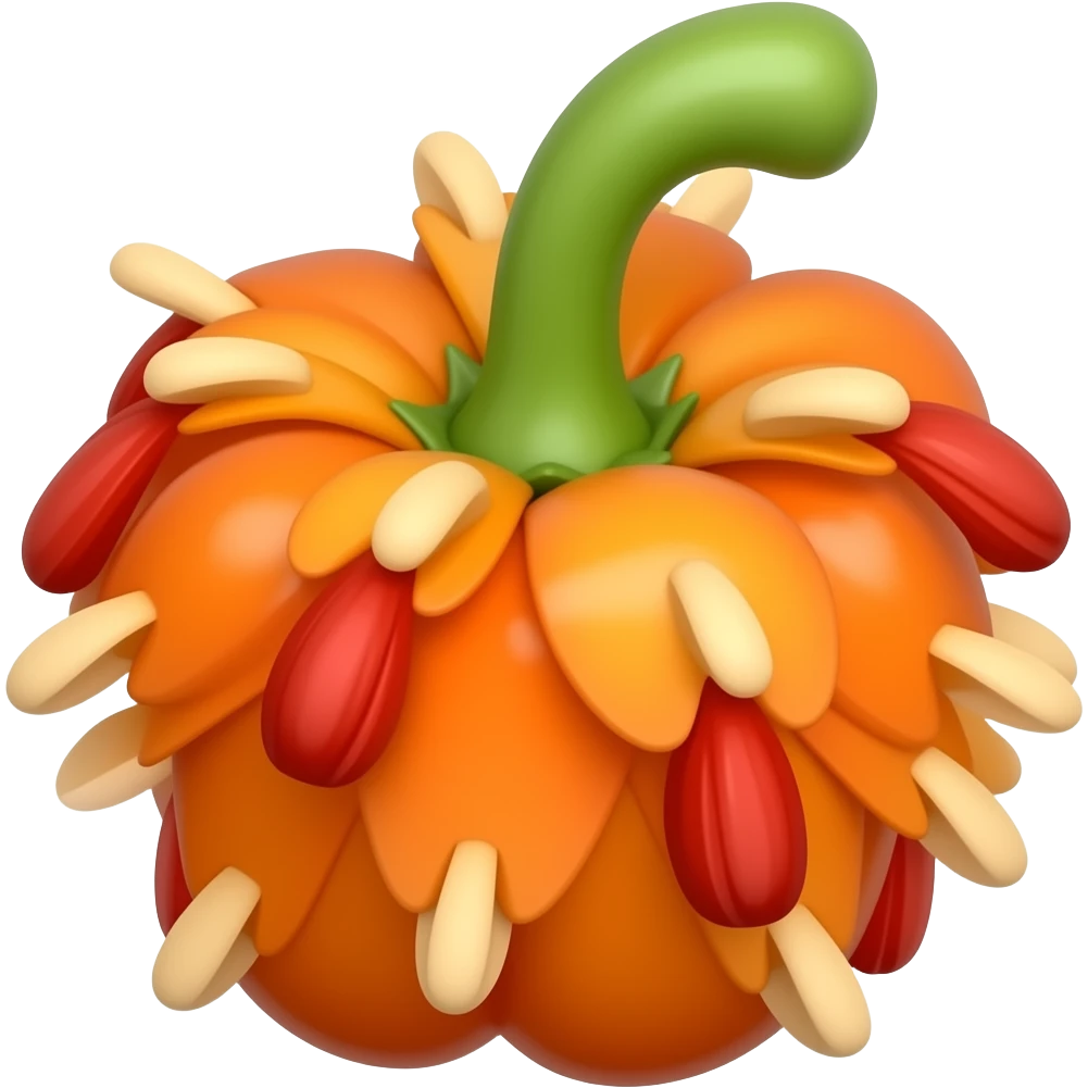 Нарисуй цветок капсиса emoji