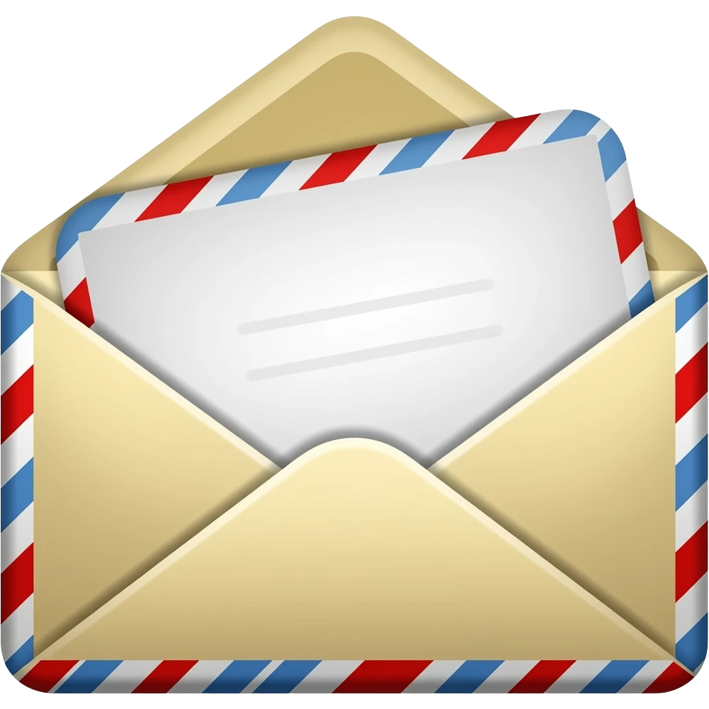 incoming mail emoji