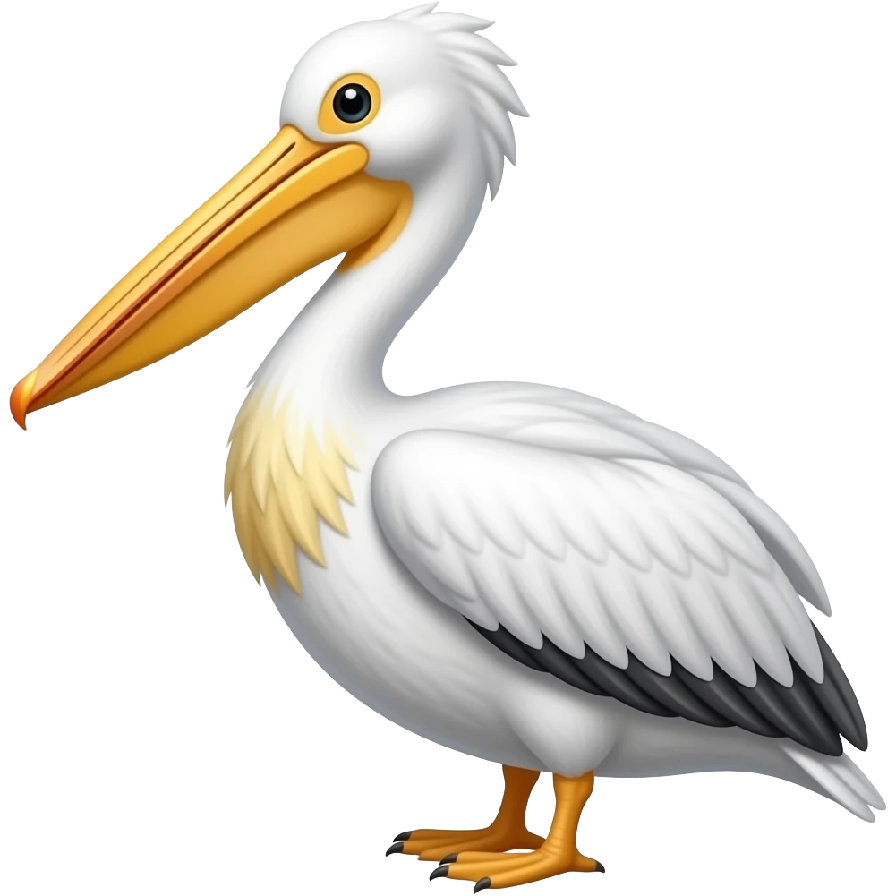 Pelican red emoji
