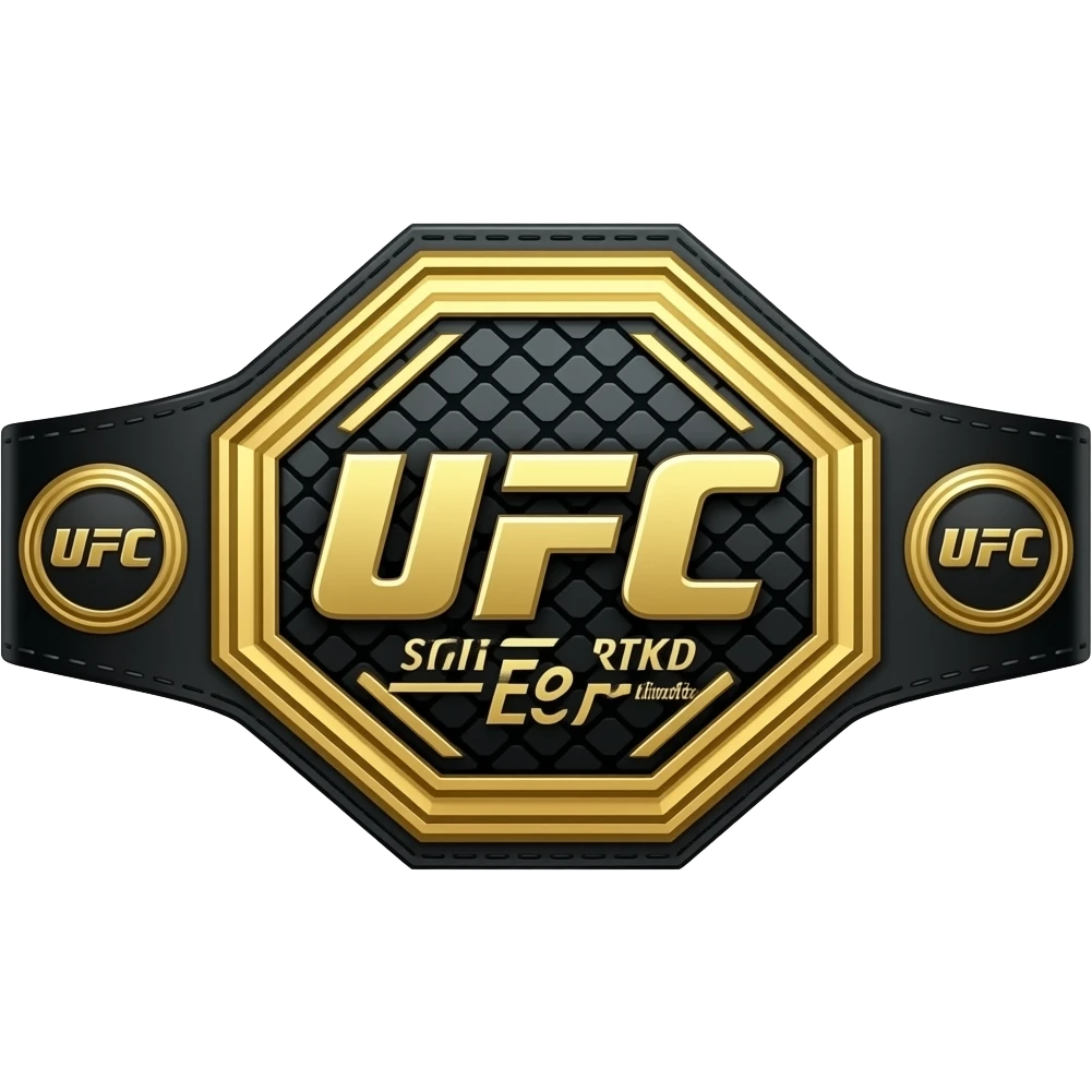 The ufc champion belt emoji