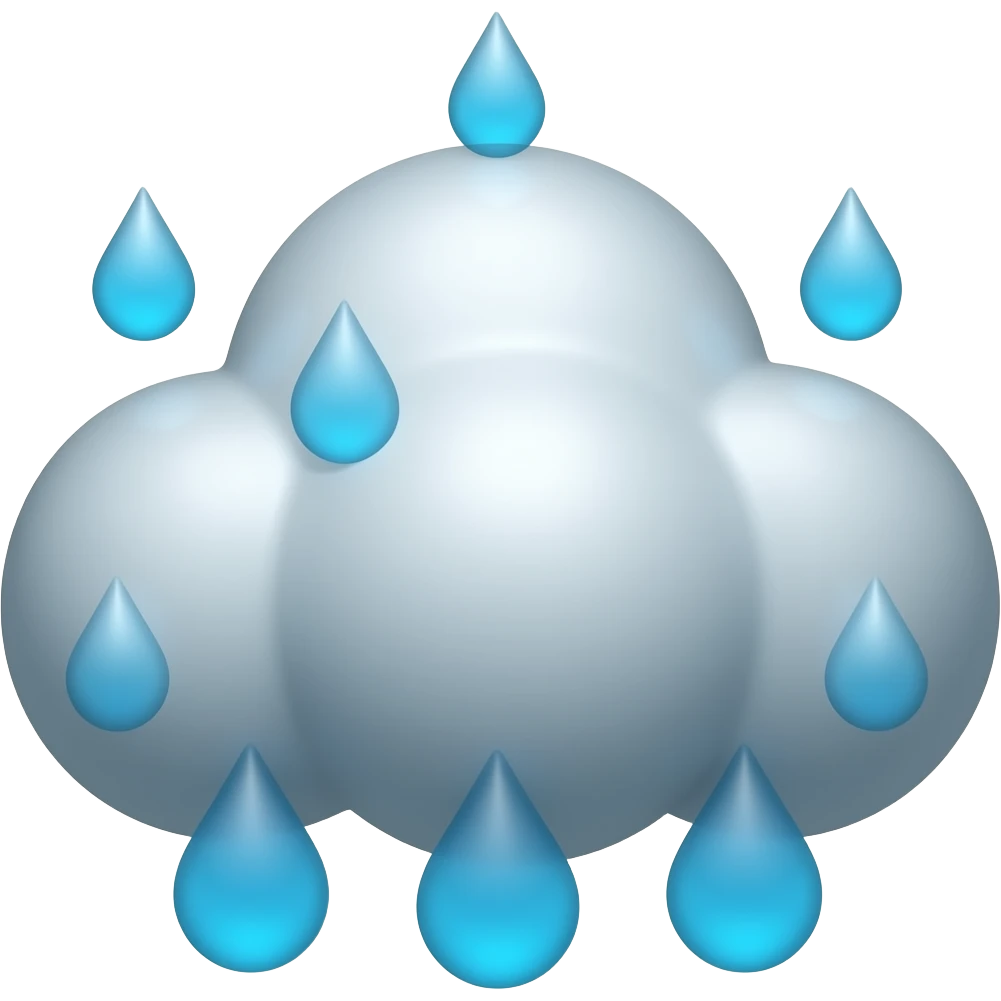 rain emoji