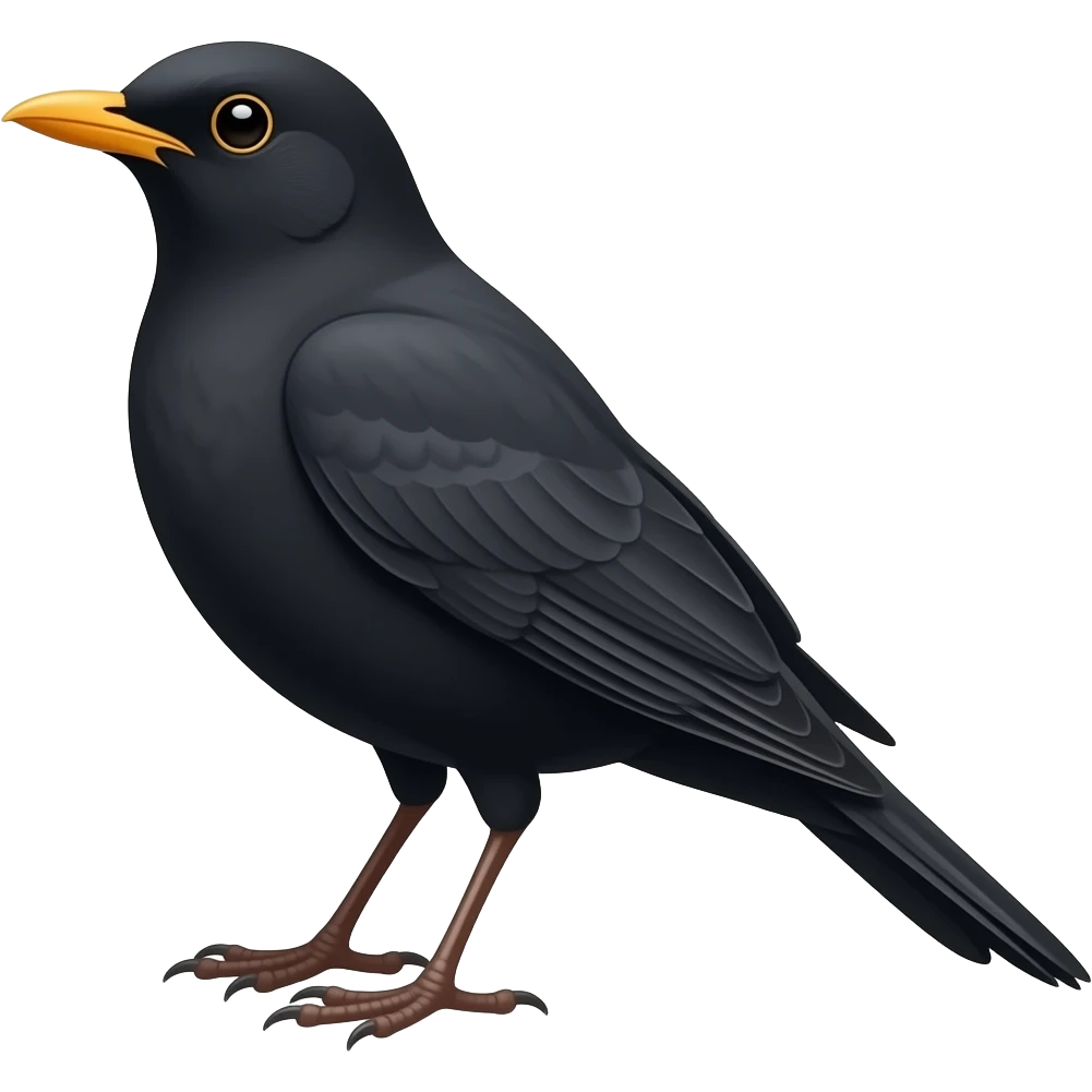 Blackbird emoji