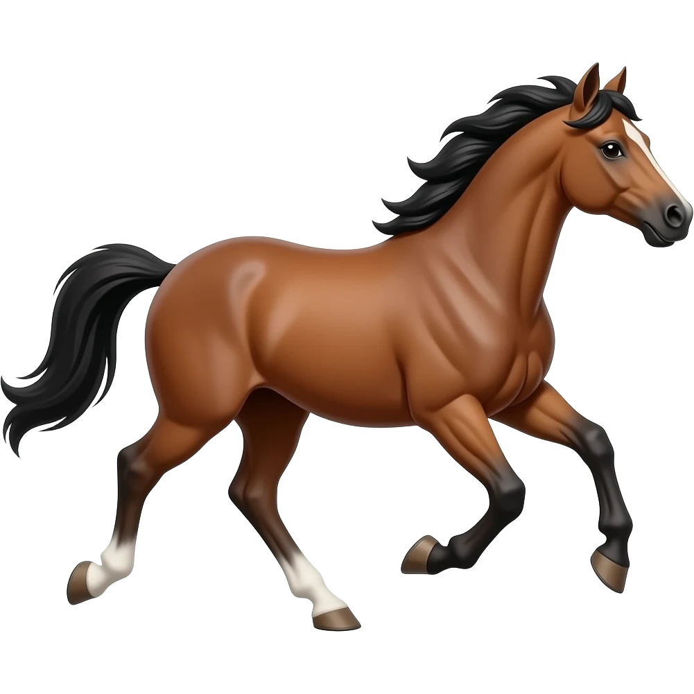 حصان يجري emoji