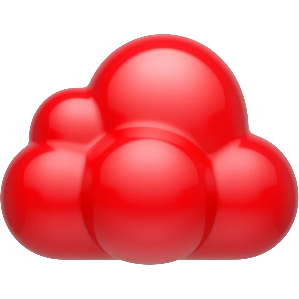 red cloud emoji