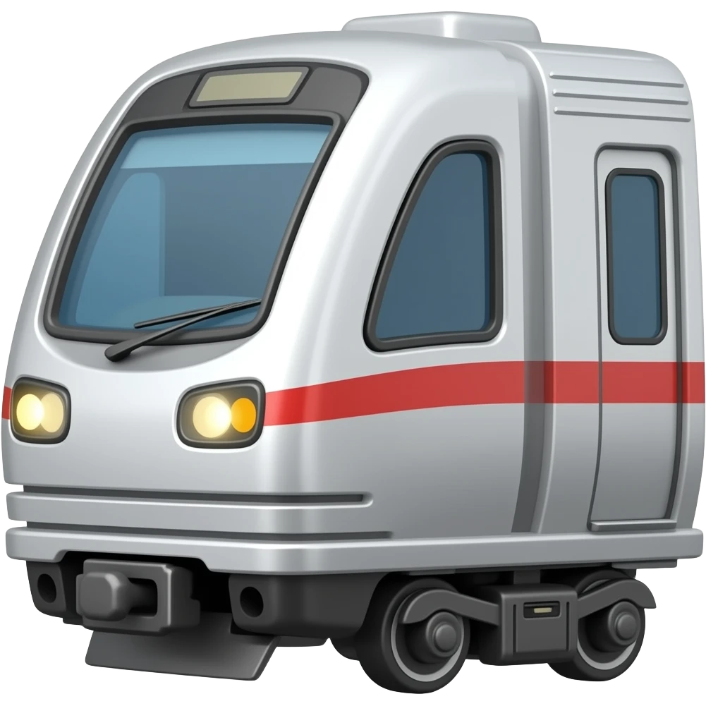 Silver Train emoji
