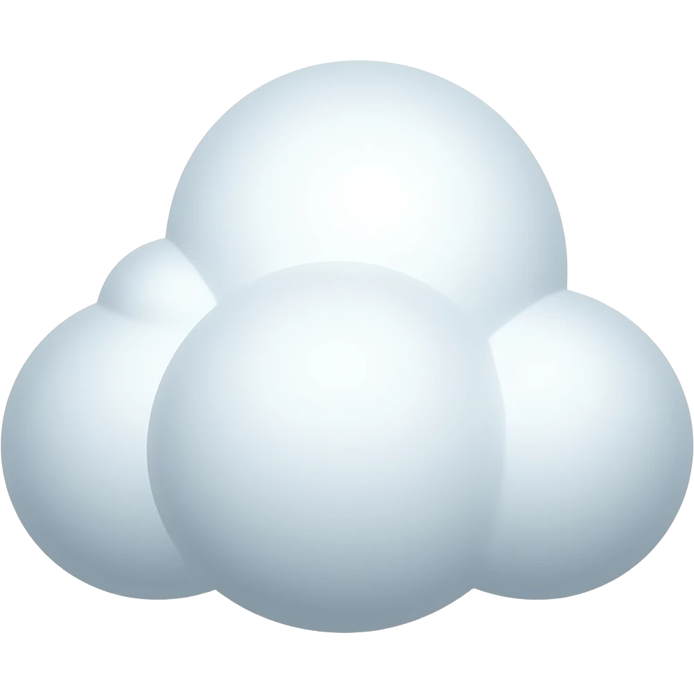 cloud snow emoji