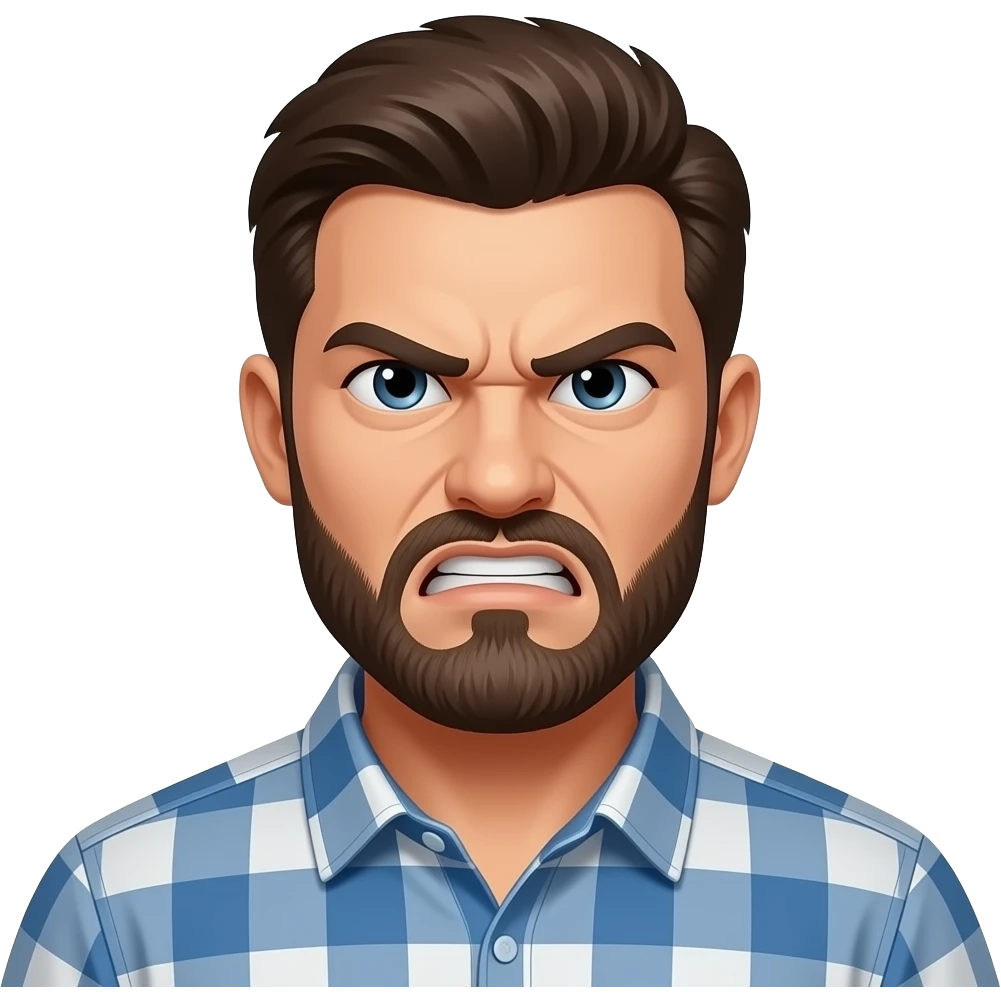 angry man emoji