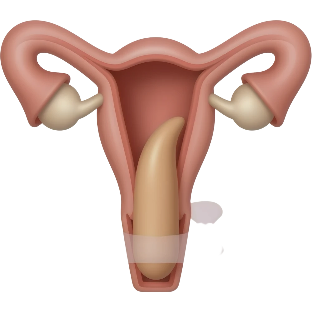 Penis sliding in a vagina emoji
