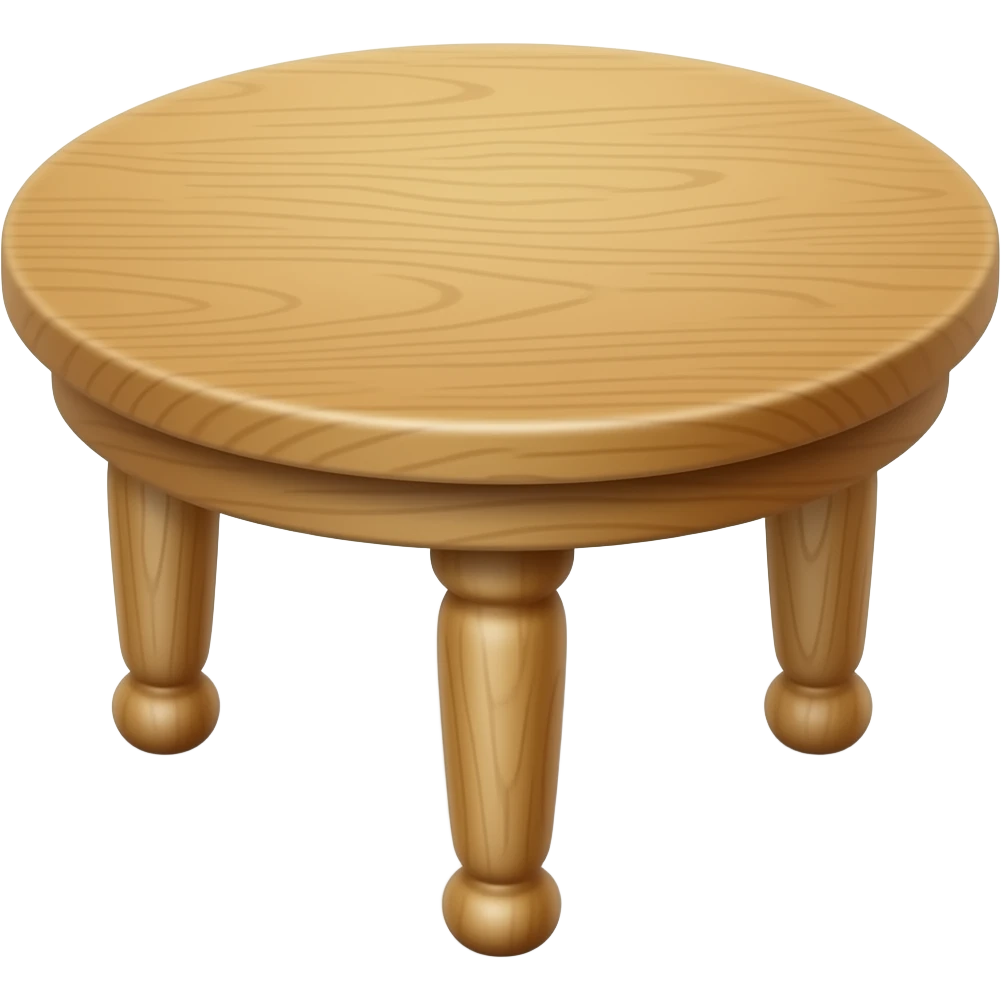 Table round small scale emoji